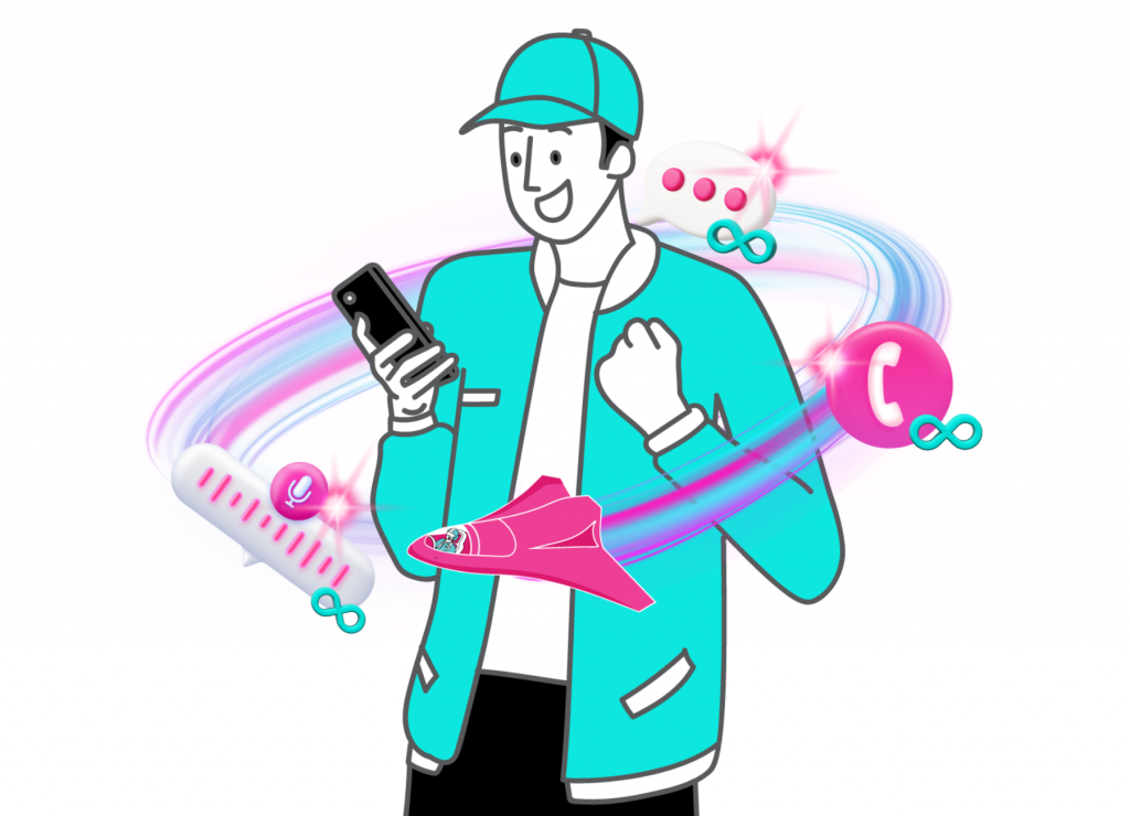Capped Data Mobile Plans - No Contract | Rocket Mobile